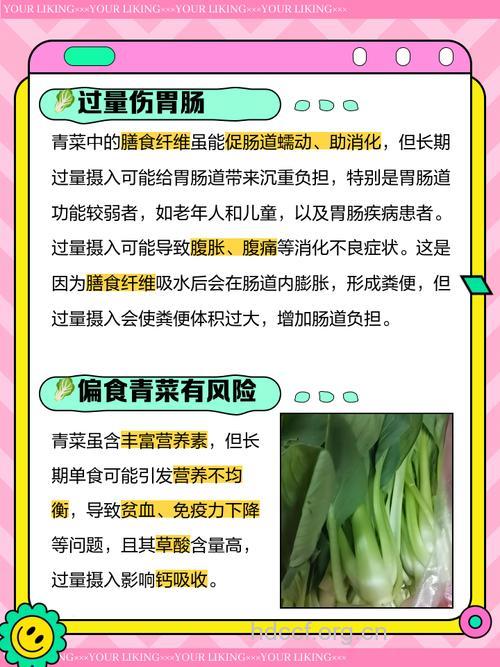 青菜吃得多的害处