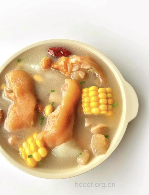猪爪黄豆汤的做法详解