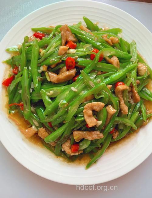 四季豆炒肉末的做法详解(图解)