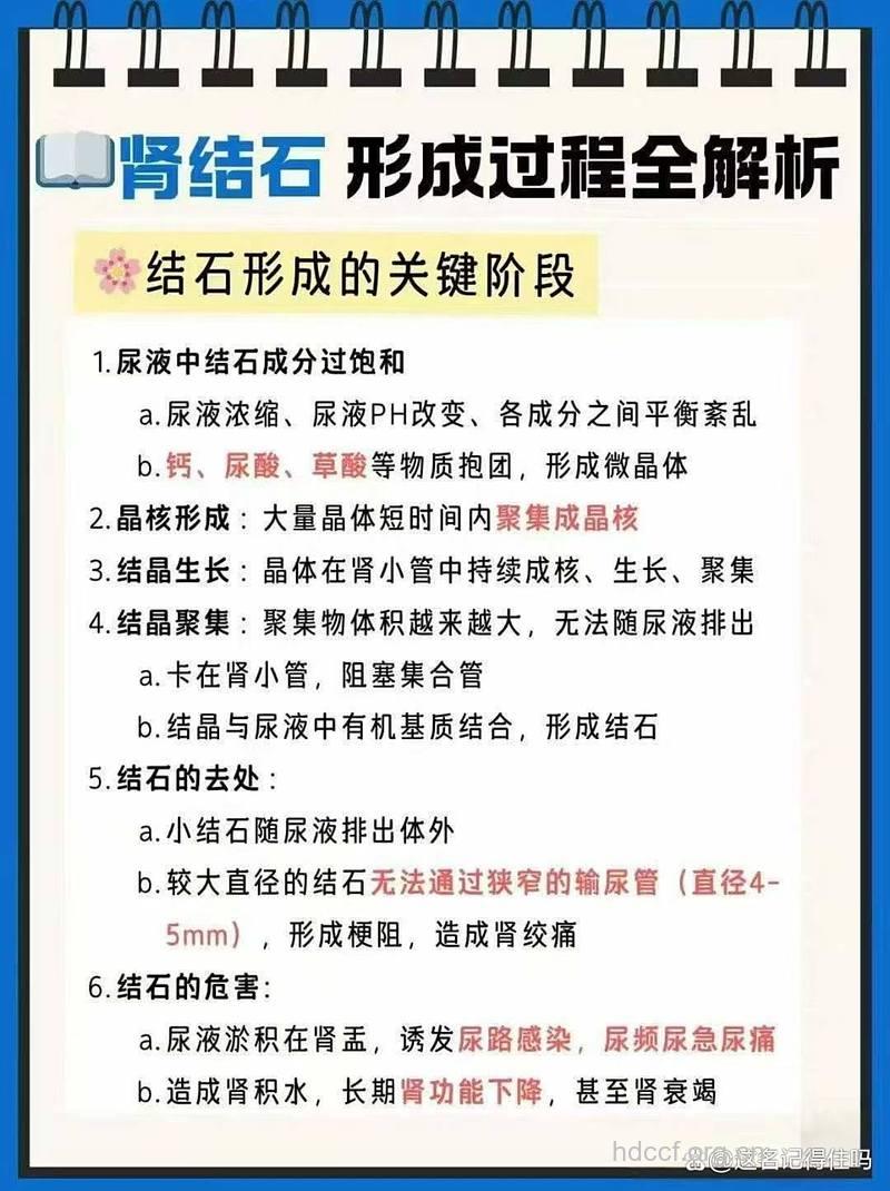 肾结石是如何形成的呢