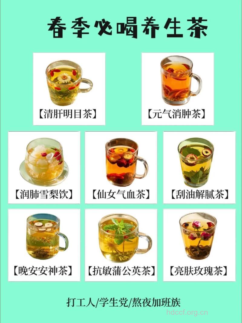 春季男性养生茶 这五款要常喝