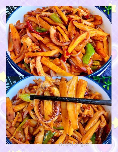 如何制作鱿鱼爆蘑菇更美味