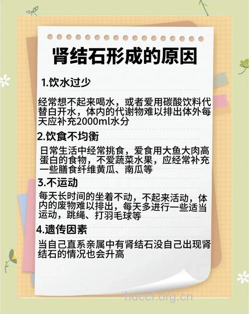 关于小儿肾结石的原因有哪些
