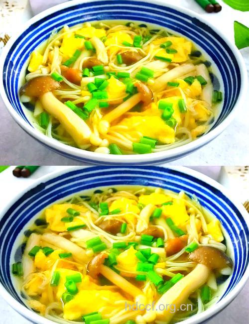 白蘑菇+鸡蛋的做法