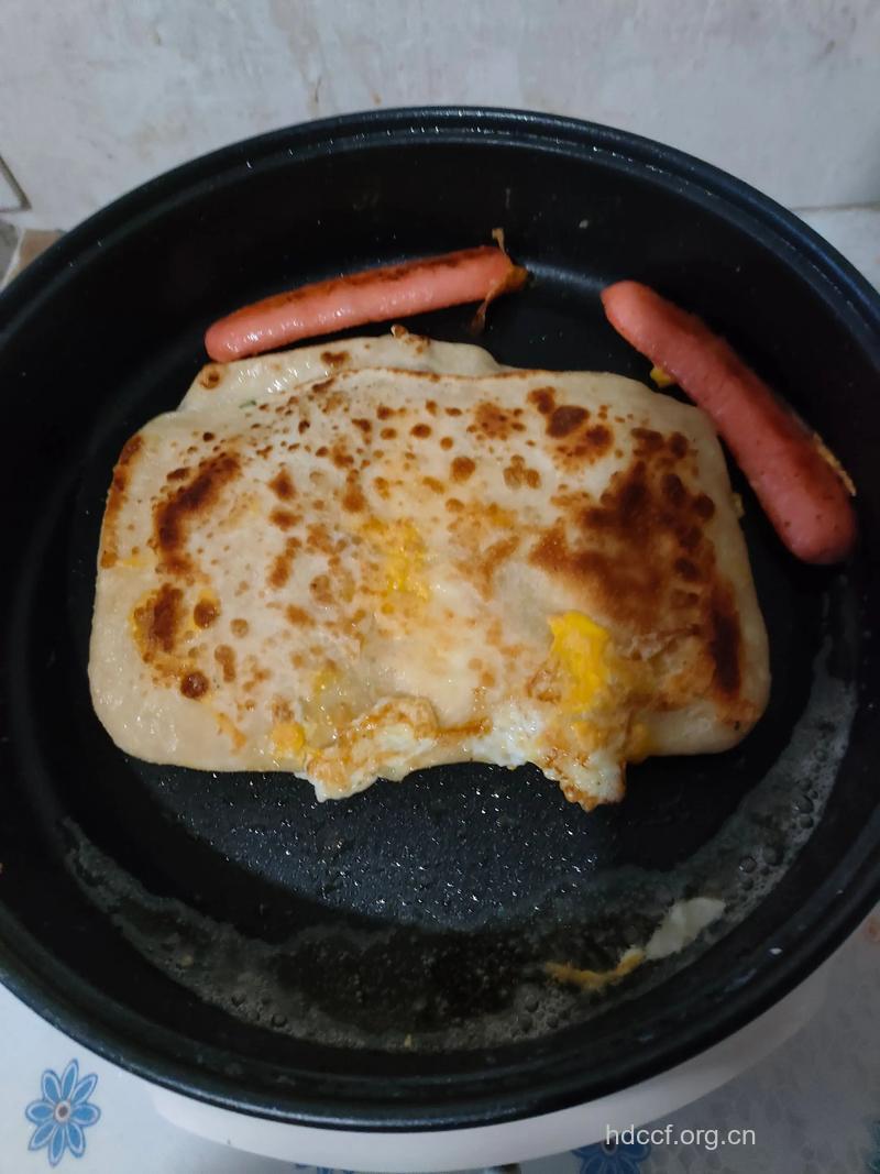 自制鸡蛋灌饼就是这么简单