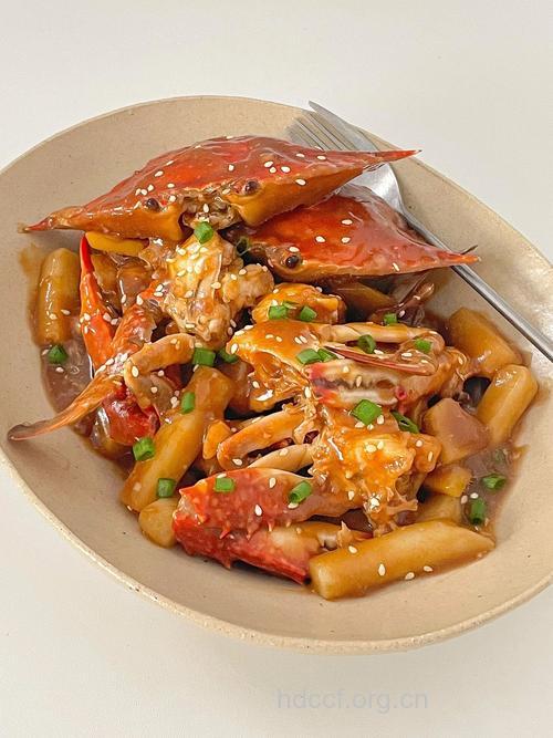 梭子蟹炒年糕的3种做法