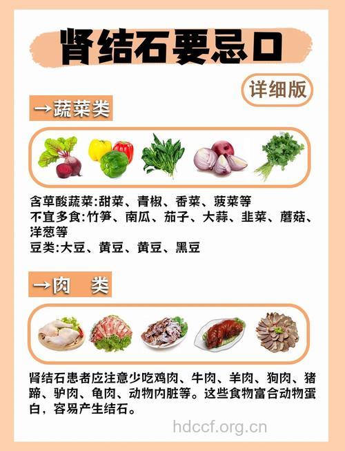 肾结石患者的饮食忌宜