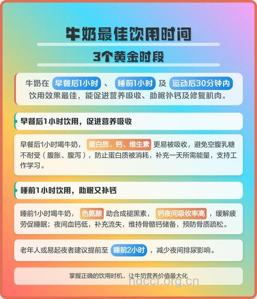 什么时间喝牛奶最好 推荐3个黄金时间