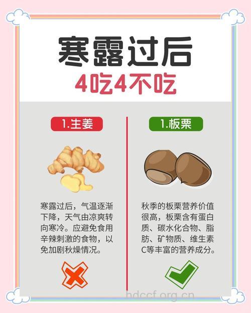 寒露吃什么养生 这四种食物最养生