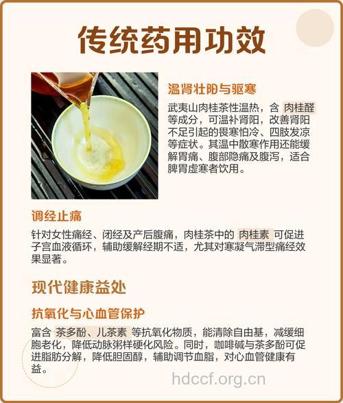 武夷肉桂茶的泡法及功效