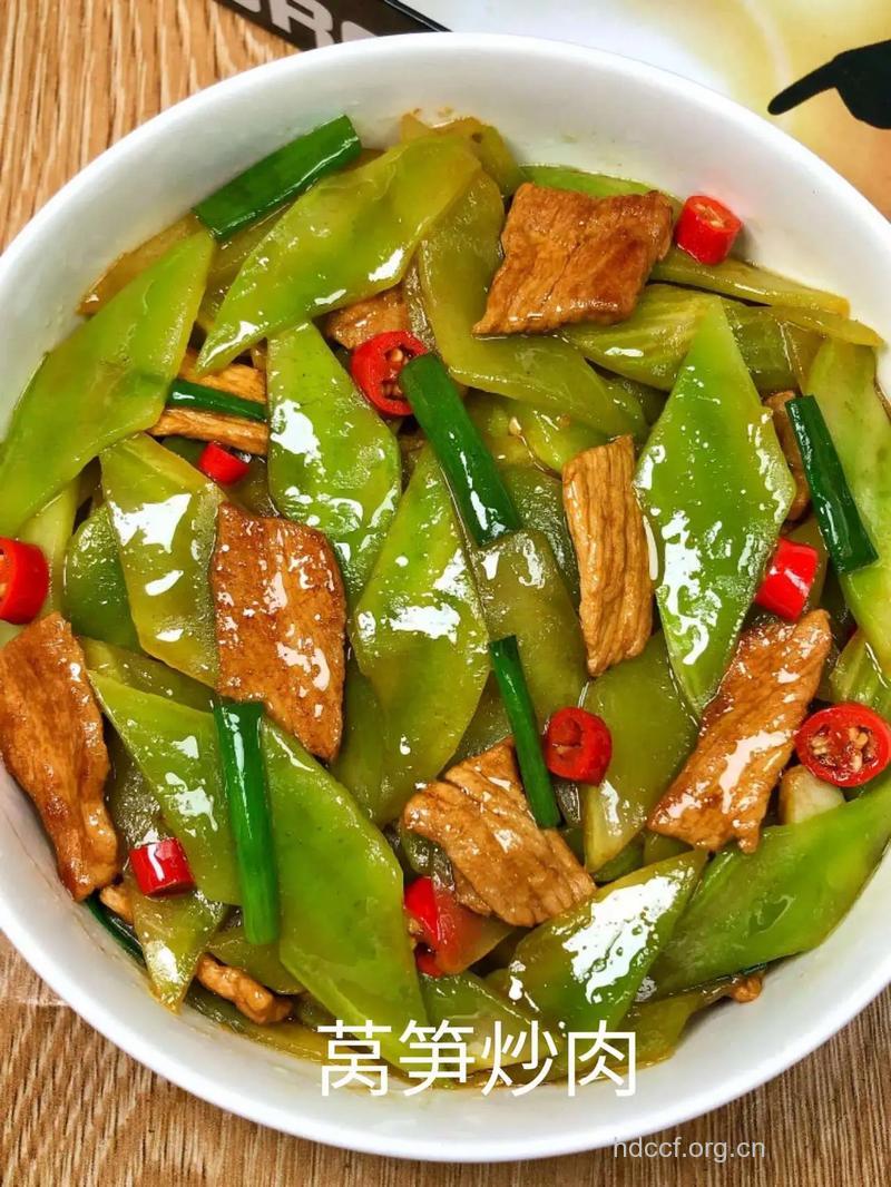美食做法 莴笋炒肉怎么做