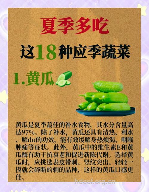 夏季吃什么蔬菜养生最合适