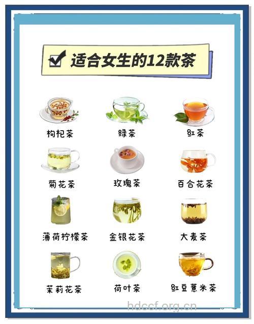 不同年龄的女性有不同的喝茶方式