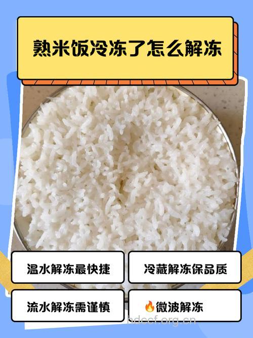 冰冻的米饭怎么解冻