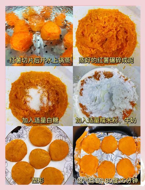 香蕉红薯饼的制作方法