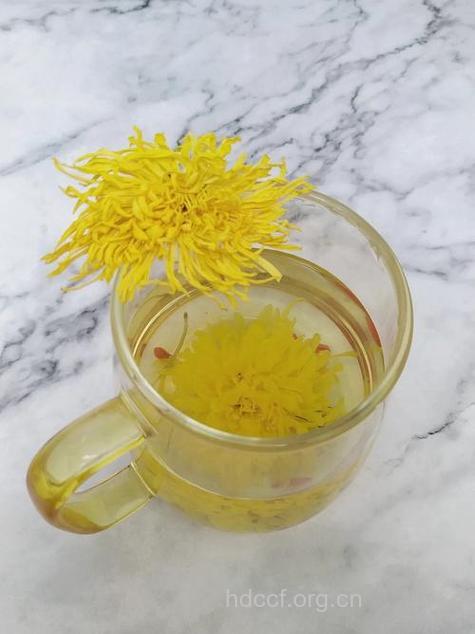 眼睛浮肿 喝杯菊花茶