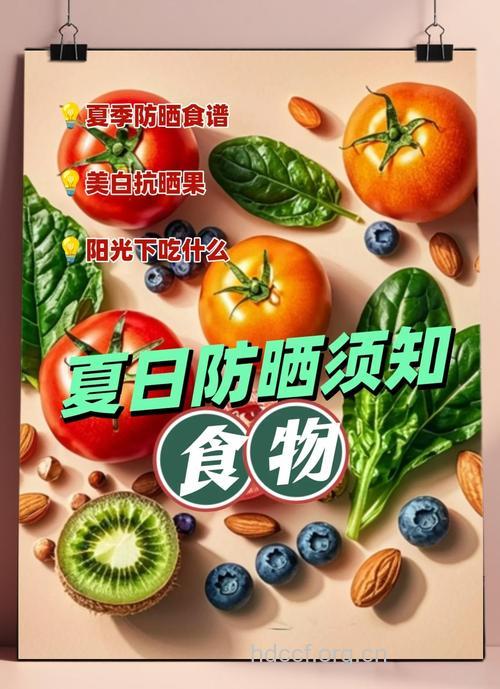 夏季吃什么能防晒