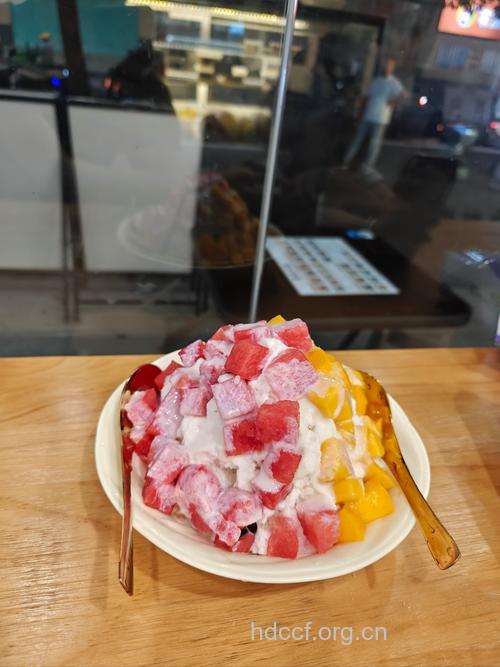 夏季冷饮之西瓜芒果冰沙