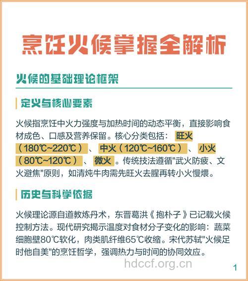 烹调时怎么掌握火候