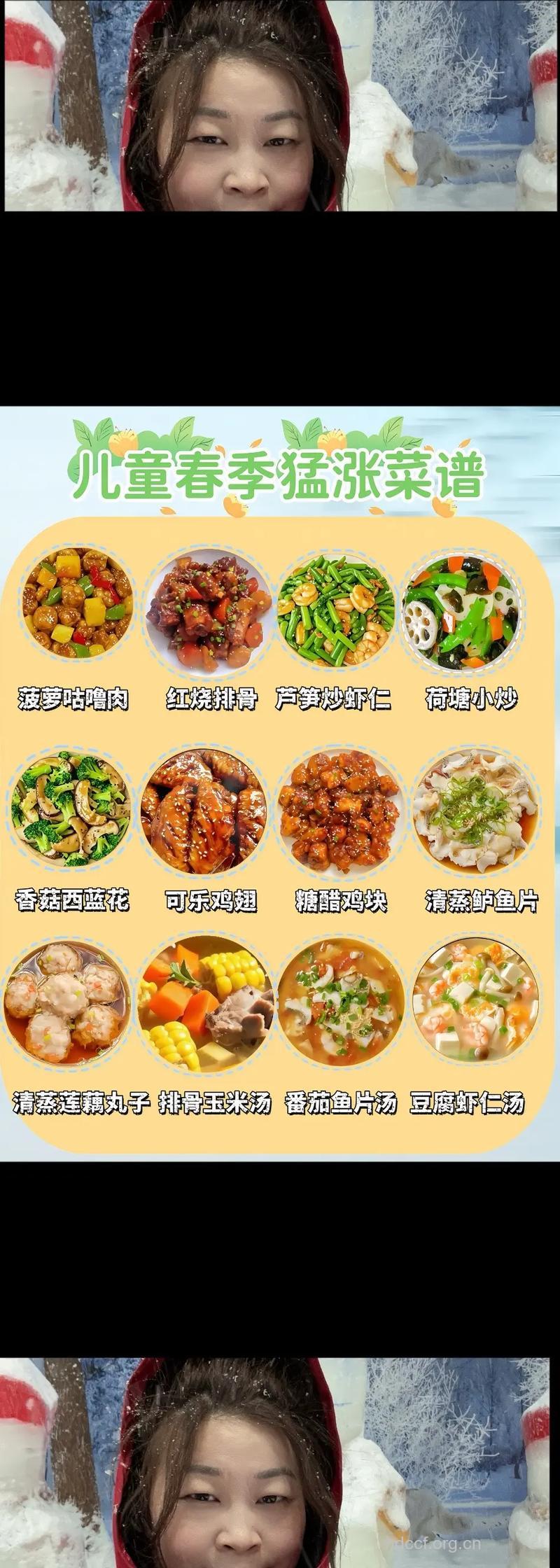 春季儿童最佳饮食食谱推荐