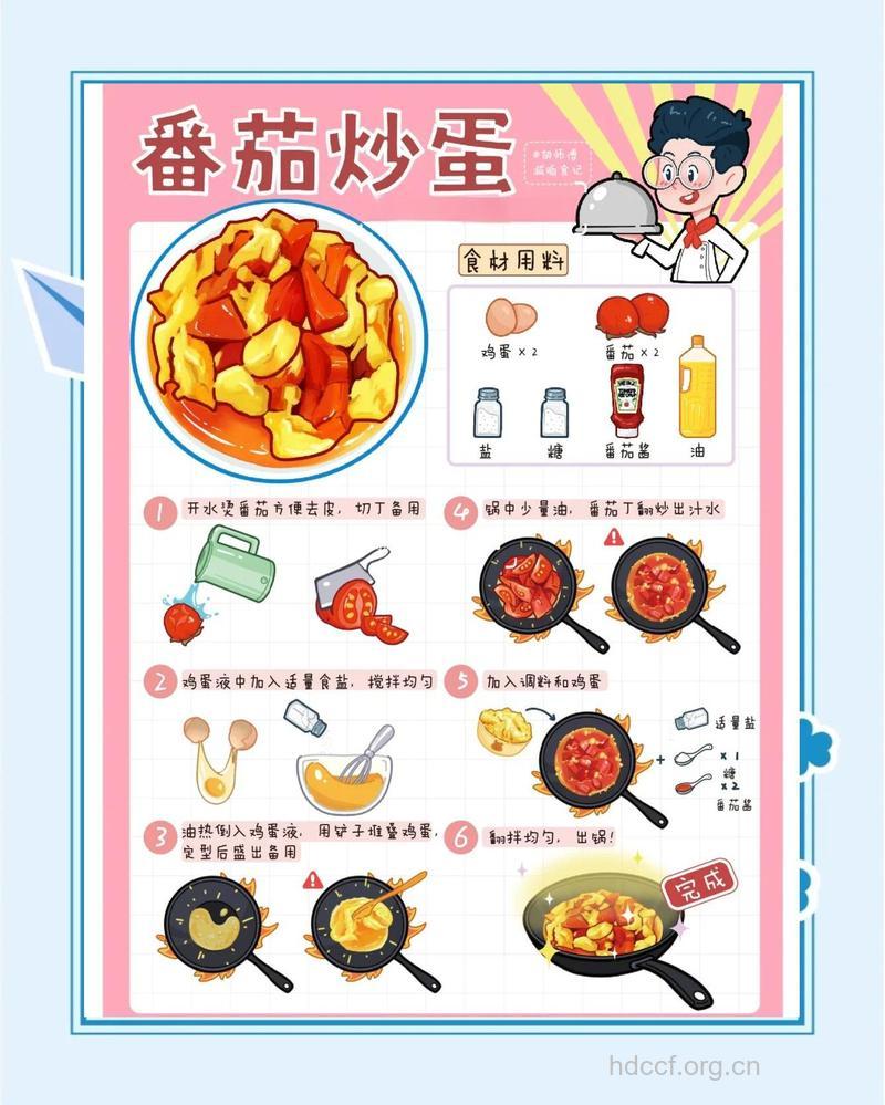西红柿炒蛋五大秘诀