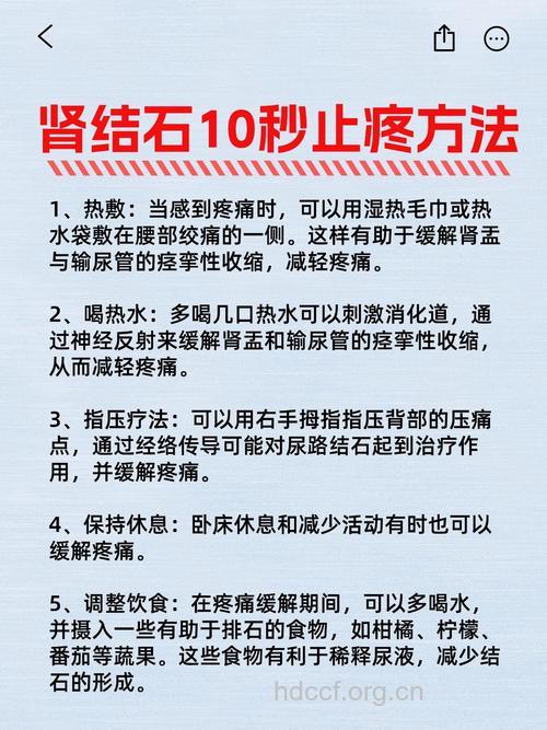 关于肾结石有哪些一般疗法