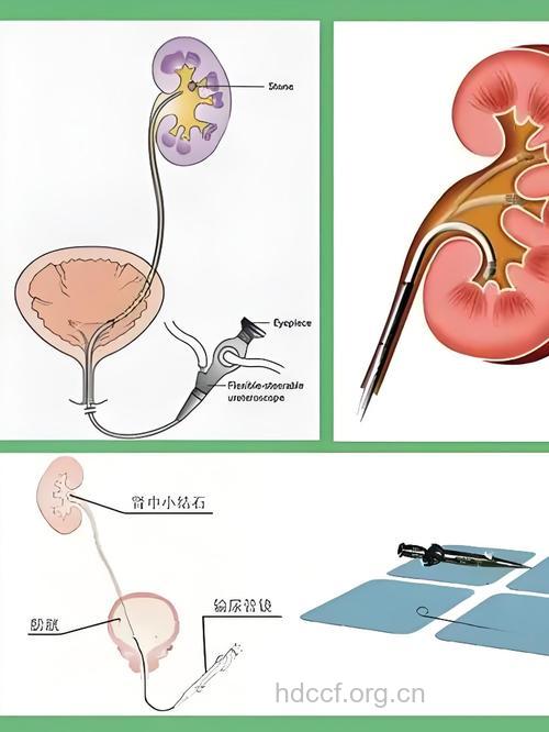 碎石术，排除输尿管结石