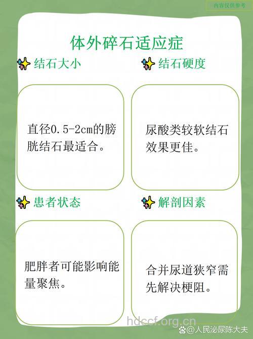 碎石疗法的适应症和注意事项
