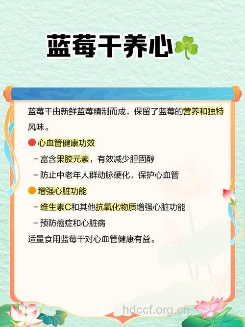 蓝莓干果的营养价值