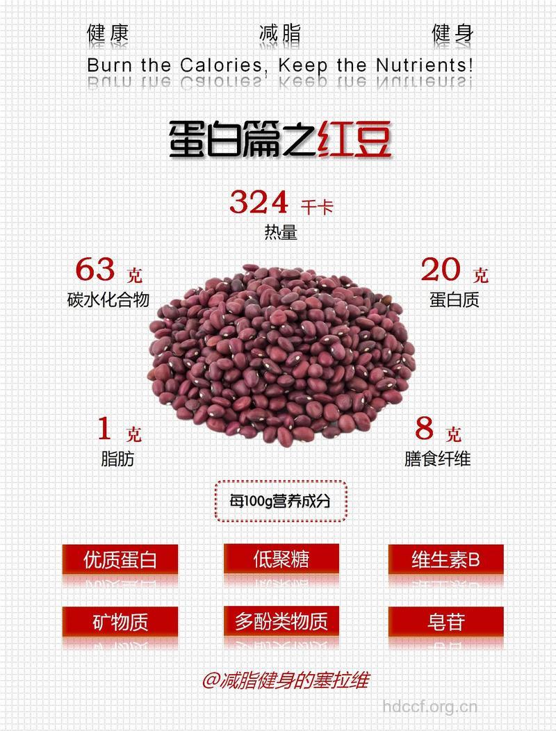 红豆的营养价值表