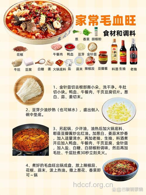 毛血旺配料有哪些 鳝鱼毛肚少不得