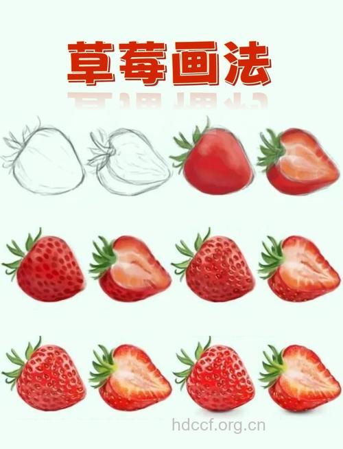 一颗鲜艳草莓的三种下肚方法