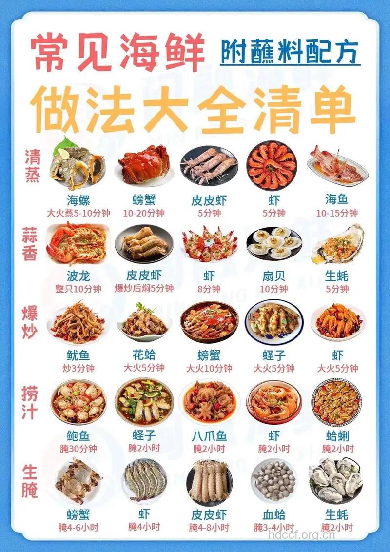 海鲜怎样烹调最营养 常见海鲜的做法