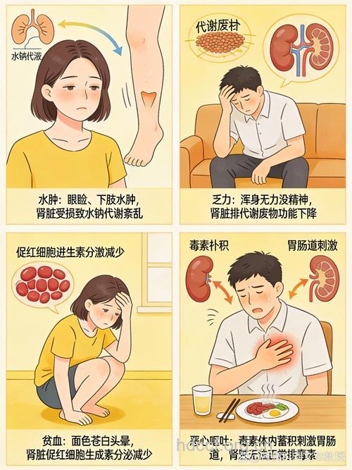 长期贫血可能引发肾衰竭
