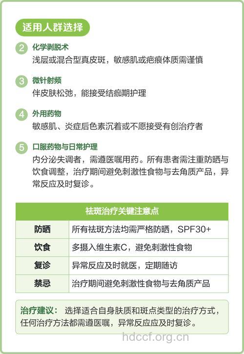 西医祛斑常见的4个方法