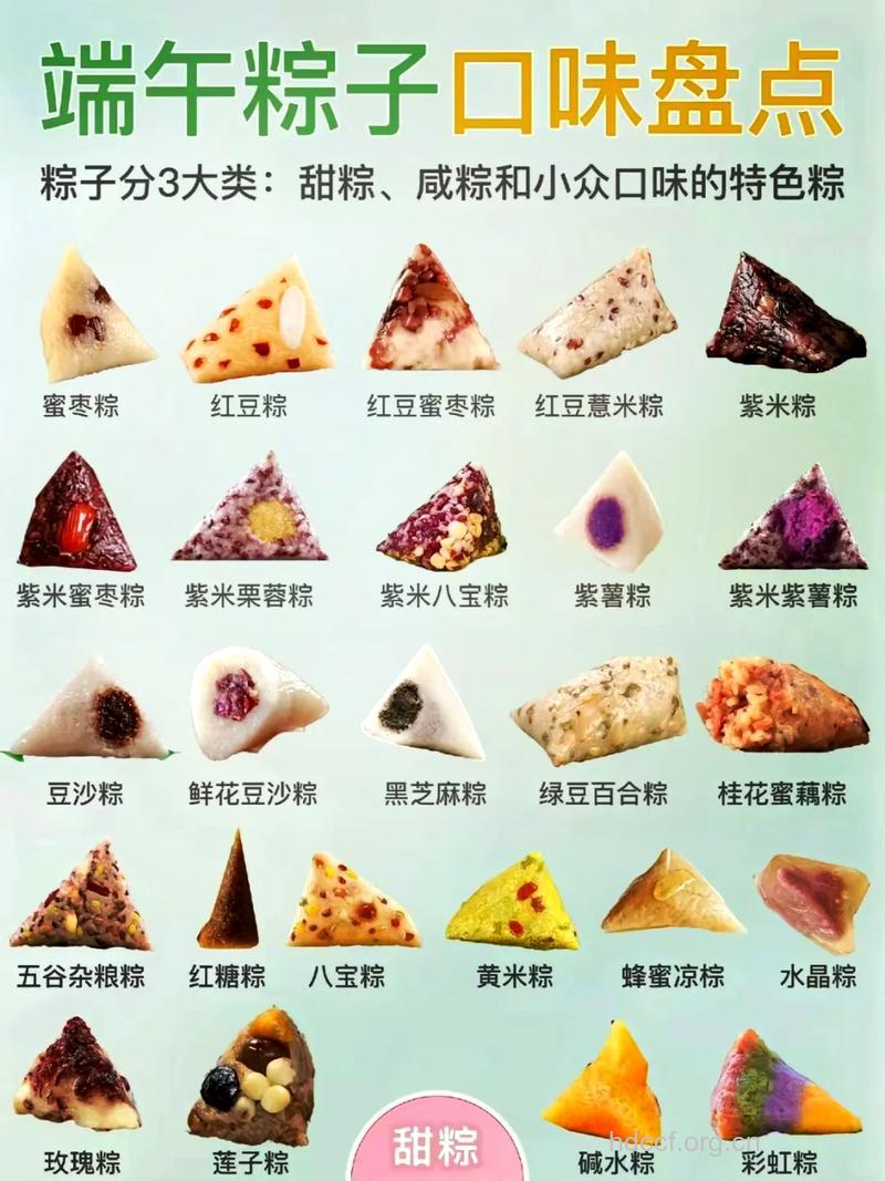 端午节不同地方粽子各具特色