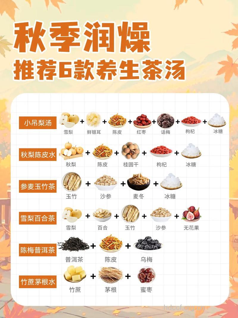 秋季养生汤有讲究