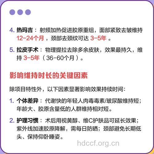 除皱术后能保持多久