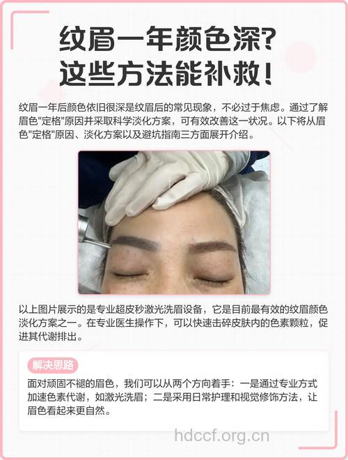 纹眉失误后的两大补救方案