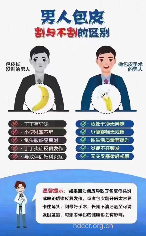 包皮环切术的术前术后