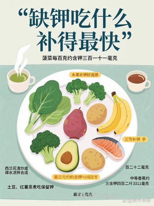 夏季饮食勿忘补钾