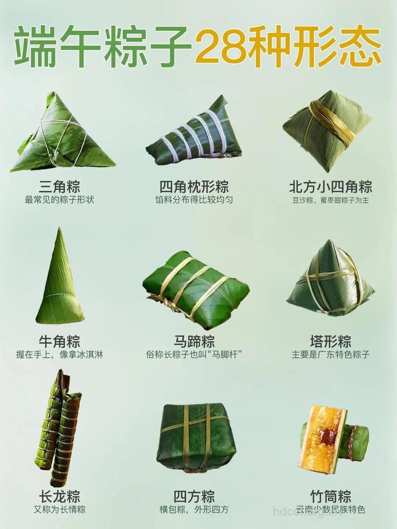 中国粽子种类多