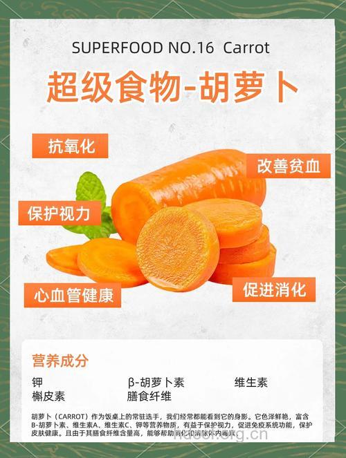 春季养生吃什么:胡萝卜