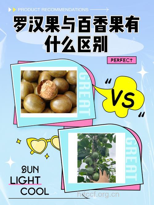 百香果和罗汉果的6个区别