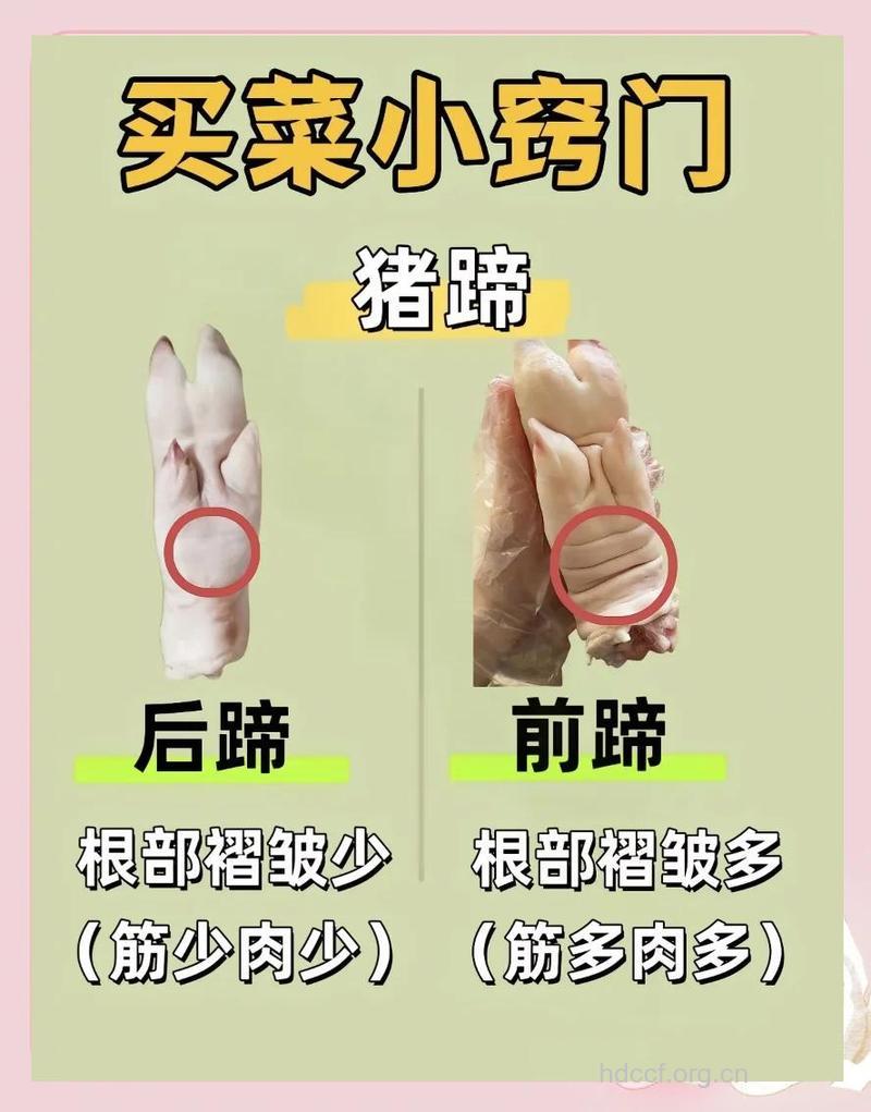 四招选购放心的猪蹄