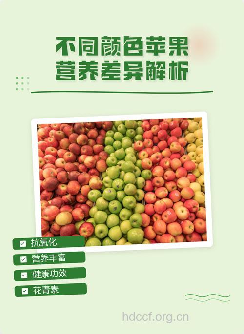 不同颜色苹果有不同功效