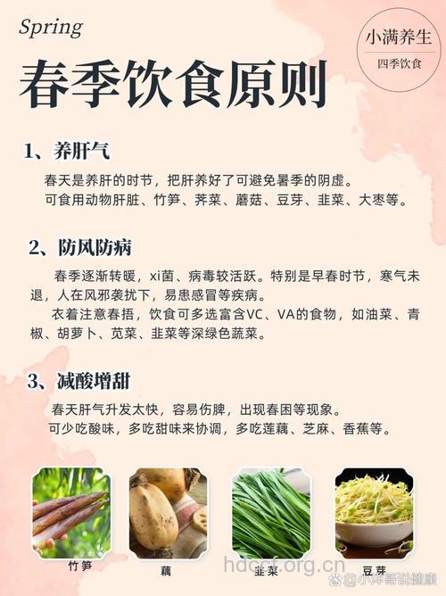 春季健康养生饮食4原则