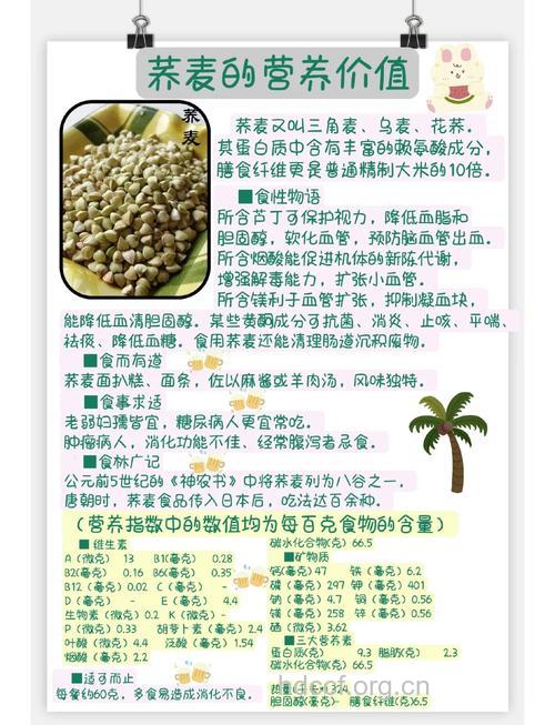 食用荞麦好处多 荞麦的营养价值