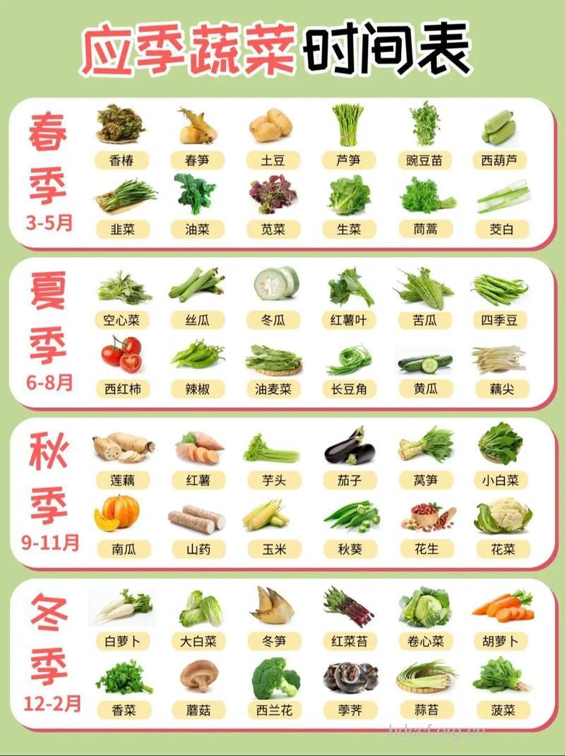 春季养生蔬菜 应季蔬菜盘点
