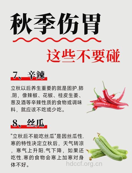 秋季养生千万别碰这些食物